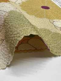 KKP2338-D-KIKUYUZEN Futako Vải Chirimen Hoa Cúc Yuzen Uni Textile Ảnh phụ