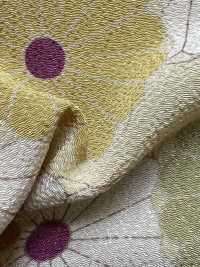 KKP2338-D-KIKUYUZEN Futako Vải Chirimen Hoa Cúc Yuzen Uni Textile Ảnh phụ