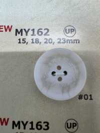 MY162 Cúc Nhựa Resin Bốn Lỗ Hình Sừng Trâu Nước DAIYA BUTTON Ảnh phụ