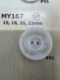 MY167 Cúc Nhựa Resin Hai Lỗ Kiểu Trâu Nước DAIYA BUTTON Ảnh phụ