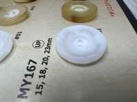 MY167 Cúc Nhựa Resin Hai Lỗ Kiểu Trâu Nước DAIYA BUTTON Ảnh phụ