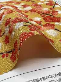 KKP2338-D-KOHARUUME Futako Vải Chirimen Koharu Ume Uni Textile Ảnh phụ