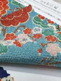 KKP2338-D-MATUNIUME Thông Và Mận Futako Vải Chirimen Uni Textile Ảnh phụ