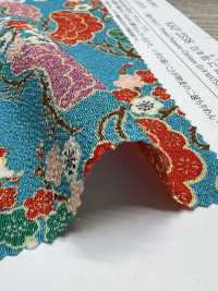 KKP2338-D-MATUNIUME Thông Và Mận Futako Vải Chirimen Uni Textile Ảnh phụ