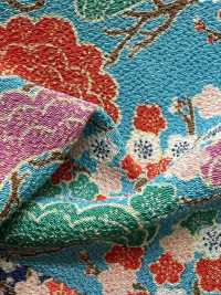 KKP2338-D-MATUNIUME Thông Và Mận Futako Vải Chirimen Uni Textile Ảnh phụ