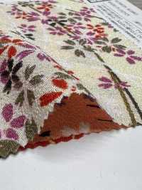 KKP2338-D-KUSAZAKURA Futako Vải Chirimen Kusa-zakura Uni Textile Ảnh phụ