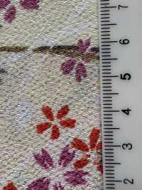 KKP2338-D-KUSAZAKURA Futako Vải Chirimen Kusa-zakura Uni Textile Ảnh phụ