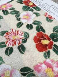 KKP2338-D-MTSUBAKI Futako Vải Chirimen Miyako Tsubaki Uni Textile Ảnh phụ