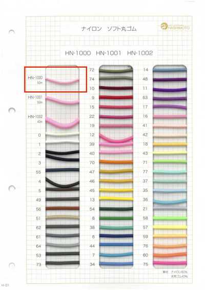 HN-1000 Chun Tròn Mềm Nylon