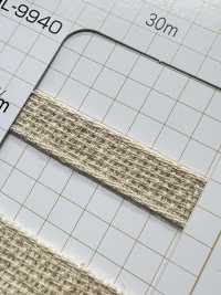 HL-9940 Băng Pha Trộn Vải Lanh Sợi Gai[Ruy Băng, Băng, Dây] Không thương hiệu Ảnh phụ