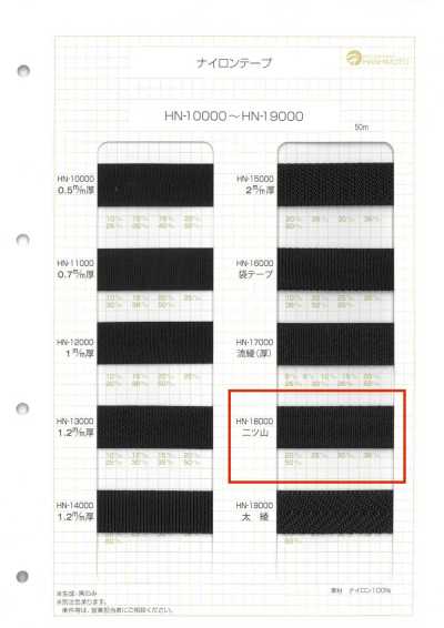 HN-18000 Băng Nylon Hai Gờ