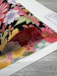850584 Hoa Mẫu đơn Sang Trọng Họa Tiết Nhật Bản Vàng Scare Flower[Vải] VANCET Ảnh phụ