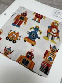 850578 Vải Cotton Vải Oxford Chưa Tẩy Trắng Vintage Robo VANCET Ảnh phụ