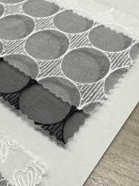 SLC8567 SLC 8567 (Hình Tròn) Ren / Đăng Ten Lụa Vải Organdy KOYAMA Ảnh phụ