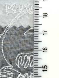 SLC11296 SLC11296 (Thực Vật) Ren / Đăng Ten Lụa Vải Organdy KOYAMA Ảnh phụ