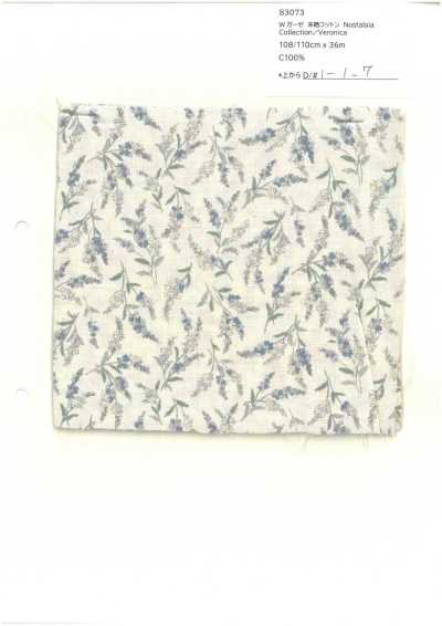 83073 Vải Gạc đôi Cotton Chưa Tẩy Trắng Nostalgia Collection / Veronica