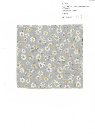 83070 SEVENBERRY®  Vải Skea Cotton Chưa Tẩy Trắng Nostalgia Collection / Margarite