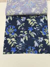 850574 SEVENBERRY® Scare Unbleached Cotton SOLEIL BLUE / Bell Garden[Vải] VANCET Ảnh phụ