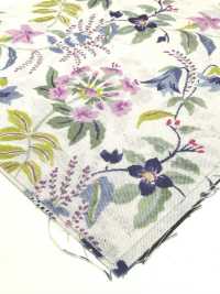 850574 SEVENBERRY® Scare Unbleached Cotton SOLEIL BLUE / Bell Garden[Vải] VANCET Ảnh phụ