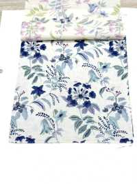 850574 SEVENBERRY® Scare Unbleached Cotton SOLEIL BLUE / Bell Garden[Vải] VANCET Ảnh phụ