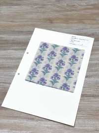 850573 SEVENBERRY® Scare Unbleached Cotton Soleil Blue / Wildflower[Vải] VANCET Ảnh phụ