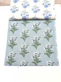 850573 SEVENBERRY® Scare Unbleached Cotton Soleil Blue / Wildflower[Vải] VANCET Ảnh phụ