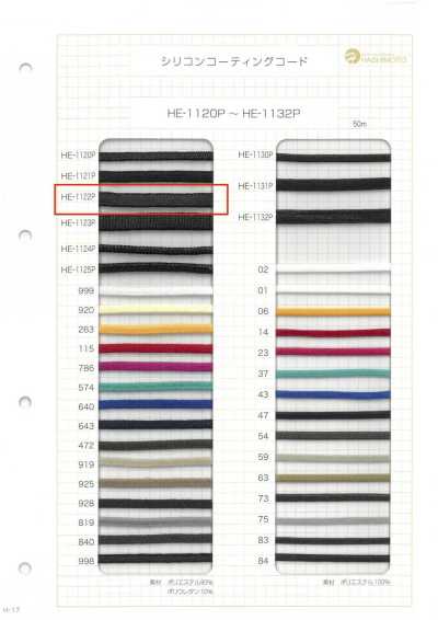 HE-1122P Dây phủ silicone M