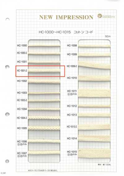 HC-1001-2 Cotton tròn M