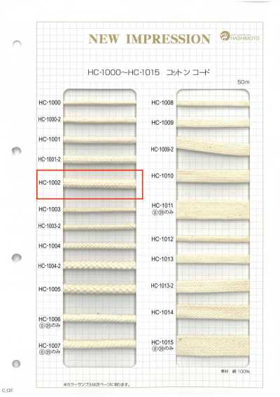 HC-1002 Cotton Tròn L