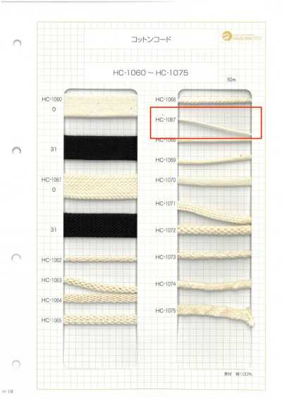 HC-1067 Dây Cotton