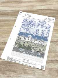 KP9073 Vải Cotton Lawn In Hoa Vẽ Tay (Cuộn Tròn) COSMO TEXTILE Ảnh phụ