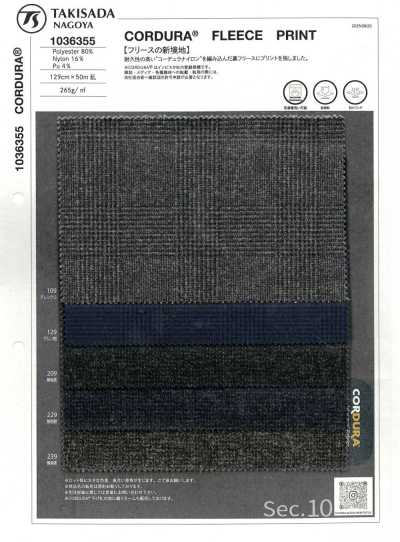 1036355 CORDURA® Vải Nỉ Fleece In