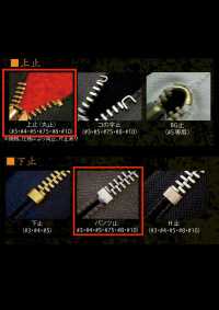 75-G-CO-C Dây Khoá Kéo Cổ điển WALDES , Đồng đỏ (Vàng), Cỡ 75, Băng Cotton, Đầu Kín Dây Khoá Kéo Asahi Ảnh phụ