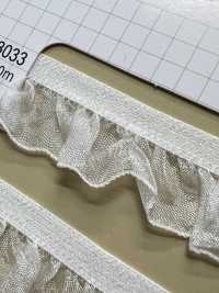 HW-3033 Co Giãn Băng Vải Organdy Frill[Ruy Băng, Băng, Dây] Không thương hiệu Ảnh phụ