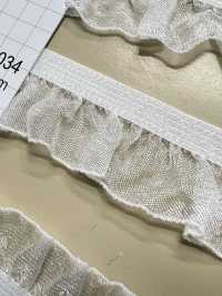 HW-3034 Co Giãn Băng Vải Organdy Frill[Ruy Băng, Băng, Dây] Không thương hiệu Ảnh phụ