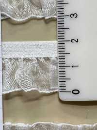 HW-3034 Co Giãn Băng Vải Organdy Frill[Ruy Băng, Băng, Dây] Không thương hiệu Ảnh phụ