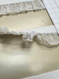 HW-3036 Vải Vải Organdy Viền Kim Tuyến Vàng Co Giãn Băng[Ruy Băng, Băng, Dây] Không thương hiệu Ảnh phụ