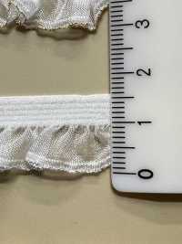 HW-3037 Vải Vải Organdy Viền Ren Kim Tuyến Bạc Co Giãn Băng[Ruy Băng, Băng, Dây] Không thương hiệu Ảnh phụ