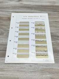 HW-3037 Vải Vải Organdy Viền Ren Kim Tuyến Bạc Co Giãn Băng[Ruy Băng, Băng, Dây] Không thương hiệu Ảnh phụ
