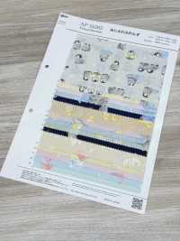 AP55202 Vải Mộc Mini Fluffy Friends (Cuộn Tròn) COSMO TEXTILE Ảnh phụ