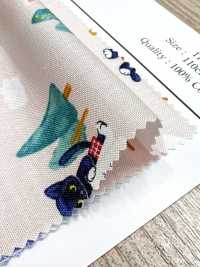 AP55203 Vải Mộc Hình động Vật Trong Sách Tranh (Cuộn Tròn) COSMO TEXTILE Ảnh phụ