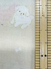 AP55202-DR Vải Mộc Mini Fluffy Friends (Gấp đôi) COSMO TEXTILE Ảnh phụ