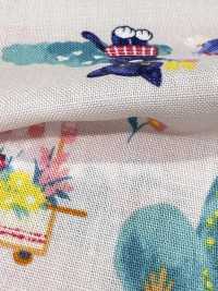 AP55203-DR Vải Mộc Hình động Vật Trong Sách Tranh (Gấp đôi) COSMO TEXTILE Ảnh phụ