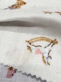 AP55205 Vải Gạc đôi Hình động Vật Màu Pastel (Tròn) COSMO TEXTILE Ảnh phụ