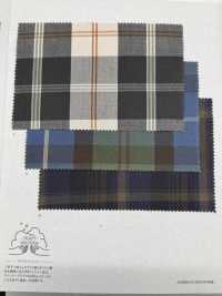 14394 Cotton Organics 40 Sợi Chỉ Vải Broadcloth Kẻ Caro Craft Washer Finish SUNWELL Ảnh phụ