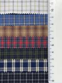 14395 Cotton Organics 40 Chỉ Vải Broadcloth Mini Kẻ Caro SUNWELL Ảnh phụ