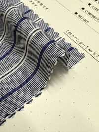 ST-9220 Kẻ Sọc Xanh 80/2[Vải] Kuwamura Ảnh phụ