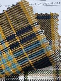 JP-5052 8/1 Kẻ Caro Dệt Chéo Dày[Vải] Kuwamura Ảnh phụ