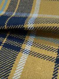 JP-5052 8/1 Kẻ Caro Dệt Chéo Dày[Vải] Kuwamura Ảnh phụ