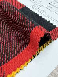 CH-6325 Kẻ Caro Dệt Chéo Ba Sợi[Vải] Kuwamura Ảnh phụ